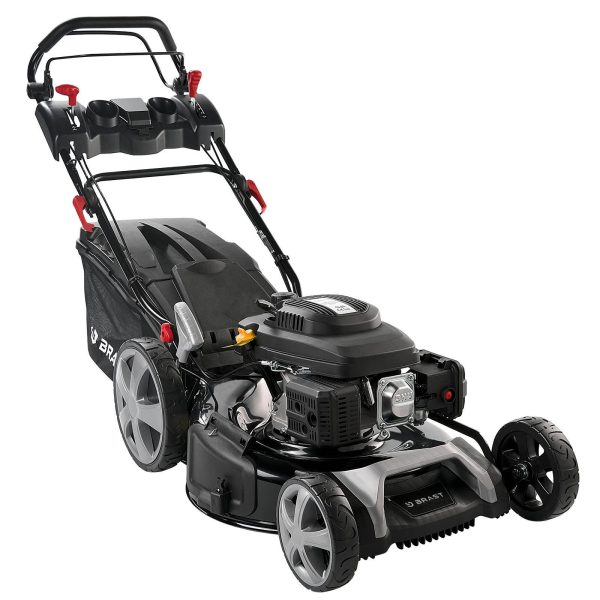 BRAST Benzinrasenmäher mit Antrieb 5,2kW (7PS) inkl. Motoröl, TÜV