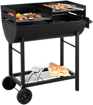 TEPRO Holzkohlegrill Grillfass Detroit