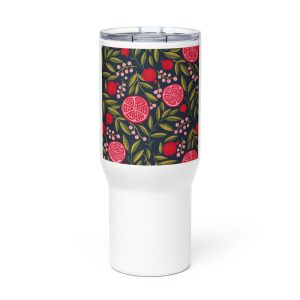 Travel mug with a handle