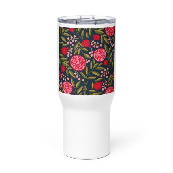 Travel mug with a handle