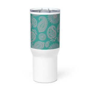 Travel mug with a handle