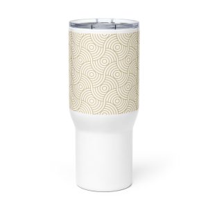 Travel mug with a handle