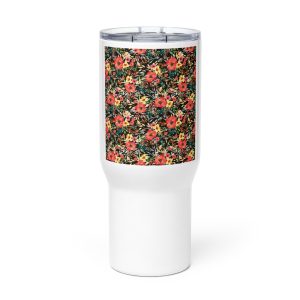 Travel mug with a handle