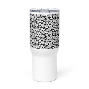 Travel mug with a handle